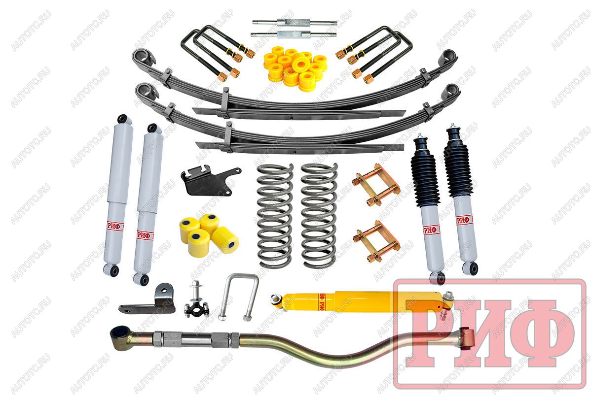 98 999 р. Лифт-комплект РИФ газовый УАЗ Патриот лифт 30 мм мягкий (rif-patr-a-g)