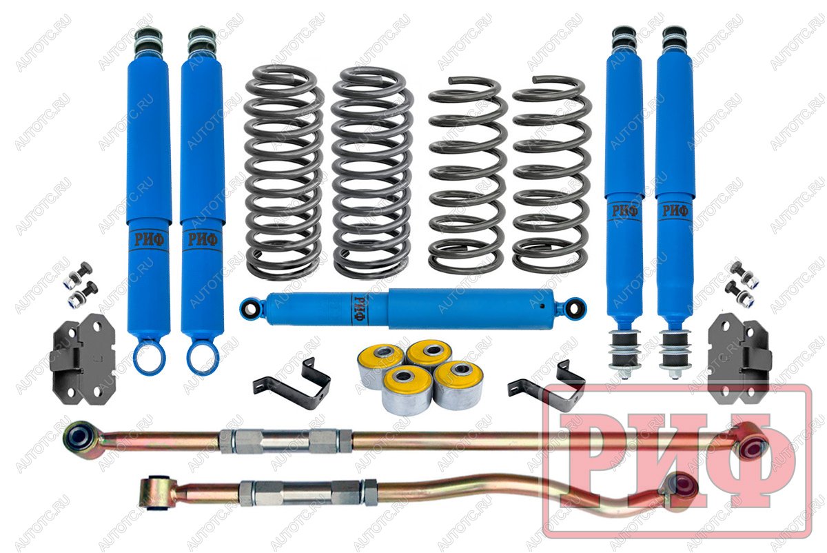 109 999 р. Лифт-комплект РИФ арктический Toyota Land Cruiser 80105 100 мм средний (rif-tlc80-4-arc)