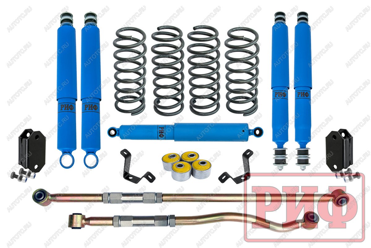 114 999 р. Лифт-комплект РИФ арктический Toyota Land Cruiser 80105 лифт 50 мм мягкий (rif-tlc80-b-arc)