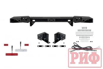 30 899 р. Бампер РИФ силовой задний УАЗ Хантер с фонарями, возможностью установки фаркопа, лифт 65 мм (rif469-22501). Увеличить фотографию 8