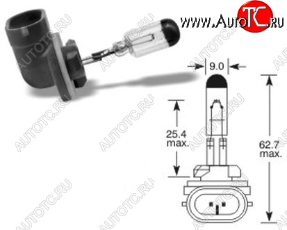 44 р. 881 (12V-27W  PGJ13) ЛАМПА УПАКОВКА (1 шт) BLICK (lp88100-980-o, 12v27wpgj13881pgj13)