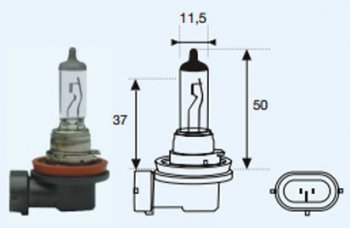 129 р. H8 (12V-35W  PGJ19-1) ЛАМПА УПАКОВКА (1 шт) BLICK (lp0h800-980-o, 186493500964212h8ke26089980pgj191). Увеличить фотографию 1