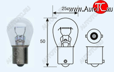 66 р. P21W (S25 24V-21W  BA15s) ЛАМПА УПАКОВКА (10 шт) BLICK (lp21w00-982-t, 24v21wba15sba15s)