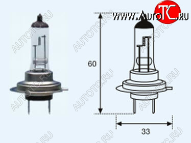 219 р. H7 (12V-100W  PX26D Off Road) ЛАМПА УПАКОВКА (1 шт) SELUM (lp0h700-981-o, 642109098113059h7n10320102px26d)