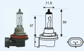 129 р. H11 (12V-55W  PG19-2) ЛАМПА УПАКОВКА (1 шт) BLICK (lph1100-980-o, 262968990a64211909811307590981yzzakh). Увеличить фотографию 1