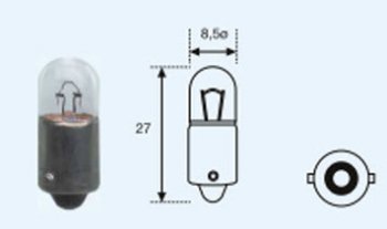 269 р. T4W (12V-4W  BA9s) ЛАМПА УПАКОВКА (10 шт) SELUM (lpt4w00-980-t, 12v4wba9sba9s). Увеличить фотографию 1