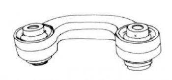 679 р. PASSAT {AI A4 94-01A6 94-Super B 02-} СТОЙКА СТАБИЛИЗАТОРА ЛЕВ (Тайвань) (vwpas97-840-l, sh11027). Увеличить фотографию 1