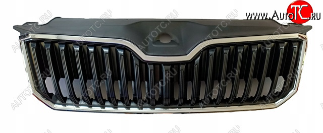 6 999 р. Решетка радиатора (пр-во Китай) BODYPARTS  Skoda Superb ( B8 (3V),  B8 (3V5)) (2015-2019) лифтбэк дорестайлинг, универсал дорестайлинг (молдинг хром)