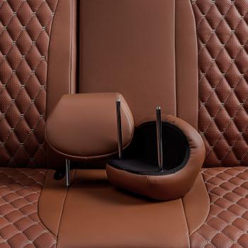 12 749 р. Комплект чехлов для сидений (РЗС 40/60, 2П+1Г Орегон) БАЙРОН Lord Autofashion  KIA Cerato  3 YD (2013-2016) (темно-коричневый, вставка темно-коричневая, строчка коричневая). Увеличить фотографию 8