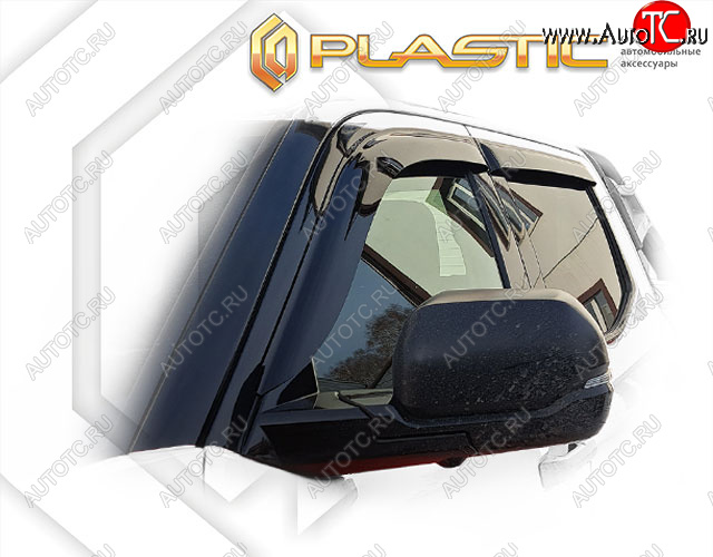 2 259 р. Дефлектора окон (CrewMax) CA-Plastic  Toyota Tundra  XK70 (2021-2024) (classic полупрозрачный)