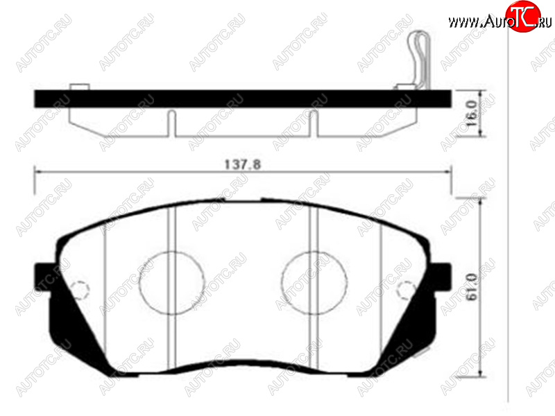 2 469 р. Колодки тормозные передние FR-FL SAT  Hyundai IX35 NU рестайлинг (2020-2024)