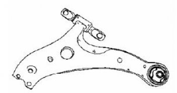 2 099 р. CAMRY 02- {Highlander 01-} РЫЧАГ ПЕРЕДН ПОДВЕСКИ ЛЕВ НИЖН С ШАРОВ ОПОР С 2 САЛЕЙНТ-БЛОК (Тайвань) (tycam02-811-l, 4806906080). Увеличить фотографию 1