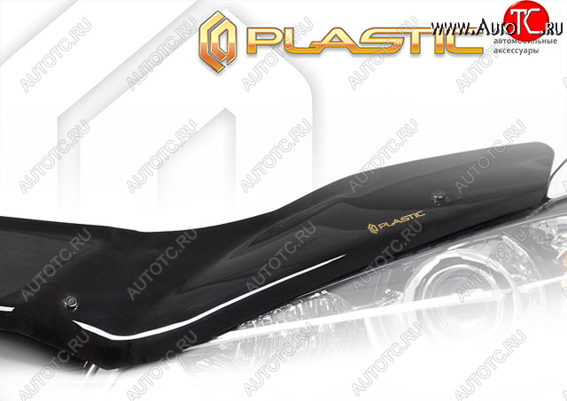 3 099 р. Дефлектор капота CA-Plastic Exclusive  Skoda Octavia  А8 (2019-2022) (classic черный, без надписи)