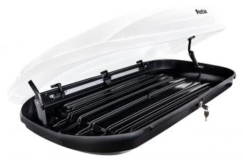 28 999 р. Багажный бокс на крышу (двусторонний) Pentair RESORT 480L Mini Cabrio R57 рестайлинг (2009-2015) (белый глянец). Увеличить фотографию 3