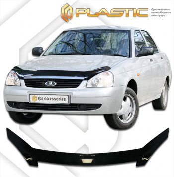Дефлектор капота CA-Plastic Лада Приора 2170 седан дорестайлинг (2007-2014)