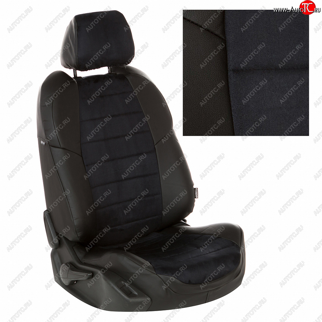 7 499 р. Чехлы сидений (алькантара) Автопилот  Haval Dargo (2022-2024) (черный)
