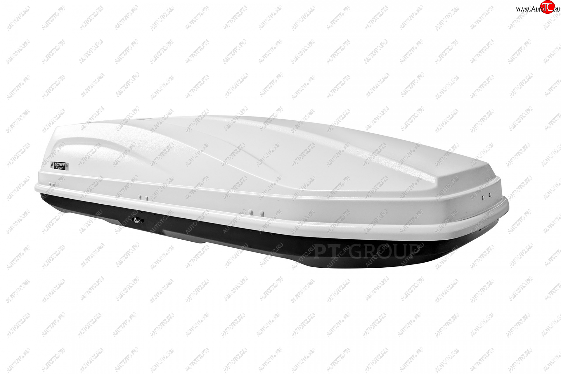 0 р. Багажный бокс на крышу (650 л/225x45x88, двустороннее открывание) Active L Daihatsu Charade XP90 хэтчбэк 5 дв. (2011-2013) (Белый)