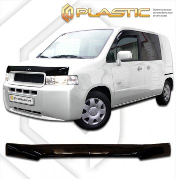 1 799 р. Дефлектор капота CA-Plastic  Honda Spike (2002-2005) (Classic черный). Увеличить фотографию 1