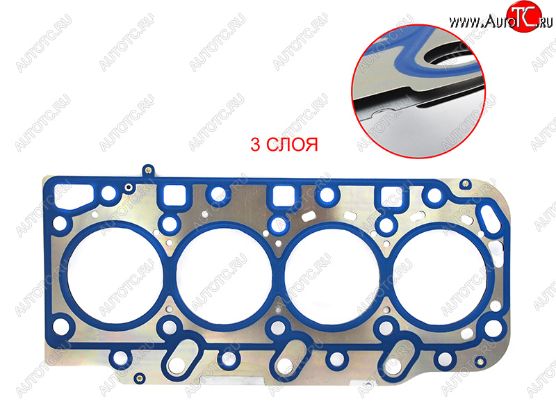 2 799 р. Прокладка ГБЦ V-2.5 D4CB (T-1.0) металл DYG  Hyundai Starex/Grand Starex/H1  TQ (2007-2022) дорестайлинг, рестайлинг, 2-ой рестайлинг