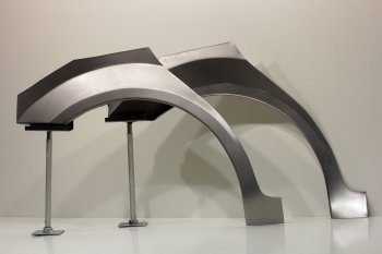 9 599 р. Задние ремонтные арки (комплект) AUTOFERRUM  Mazda 6 ( GG,  GG, GY) (2002-2008) (Оцинкованная сталь 1 мм.). Увеличить фотографию 1