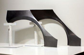 7 999 р. Задние ремонтные арки (комплект) AUTOFERRUM KIA Picanto 1 SA хэтчбэк 5 дв. дорестайлинг (2003-2007) (Холоднокатаная сталь 0,8 мм). Увеличить фотографию 1