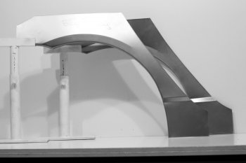 7 999 р. Задние ремонтные арки (комплект) AUTOFERRUM BYD F3 седан (2005-2014) (Холоднокатаная сталь 0,8 мм). Увеличить фотографию 1