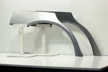 7 999 р. Задние ремонтные арки (комплект) AUTOFERRUM  KIA Magentis (2000-2005) (Холоднокатаная сталь 0,8 мм). Увеличить фотографию 1