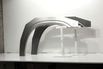 5 399 р. Передние ремонтные арки (комплект) AUTOFERRUM  Nissan Patrol  5 (1997-2010) (Холоднокатаная сталь 0,8 мм). Увеличить фотографию 1