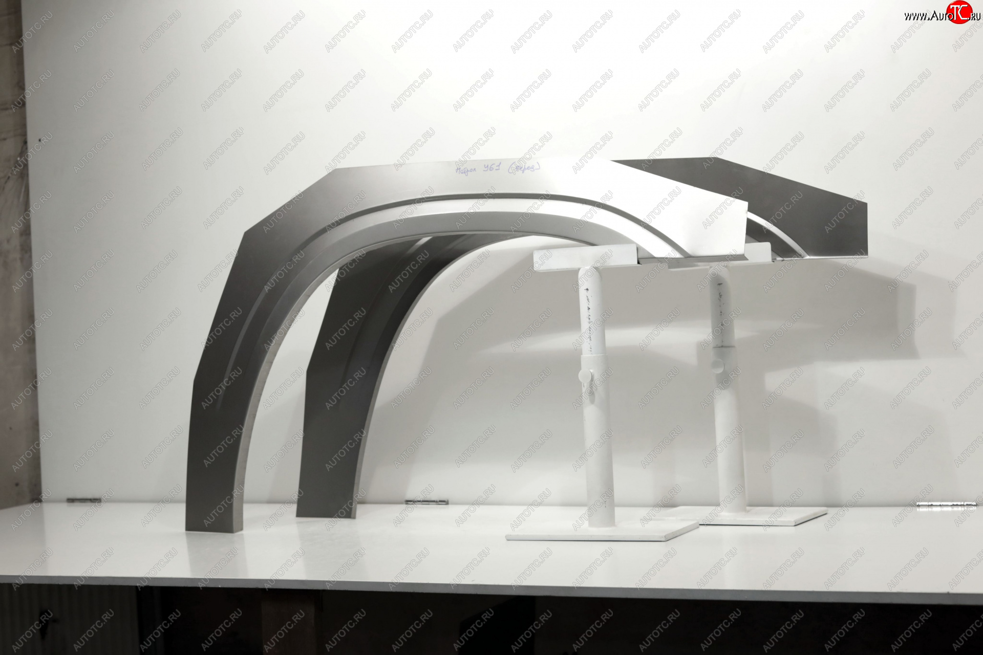 5 399 р. Передние ремонтные арки (комплект) AUTOFERRUM  Nissan Patrol  5 (1997-2010) (Холоднокатаная сталь 0,8 мм)