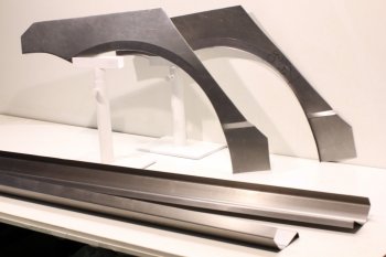8 399 р. Задние ремонтные арки и пороги AUTOFERRUM  Lifan Solano (2010-2015) (Холоднокатаная сталь 1 и 1.2 мм). Увеличить фотографию 1