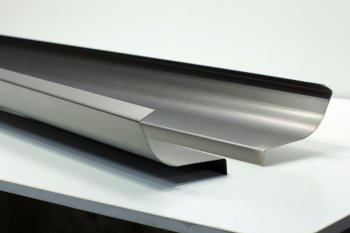 6 999 р. Комплект ремонтных порогов AUTOFERRUM KIA Magentis (2005-2010) (Холоднокатаная сталь 1 мм). Увеличить фотографию 1