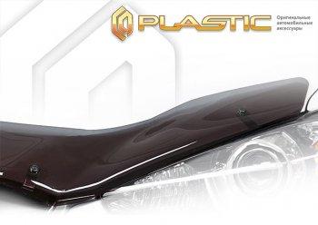 Дефлектор капота CA-Plastic Acura RDX TB3, TB4 дорестайлинг (2012-2015)  (Серия Comfort черная)