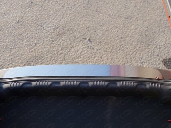 2 799 р. Накладка на задний бампер ТСС Тюнинг  Ford EcoSport (2013-2019) (лист шлифованный). Увеличить фотографию 1