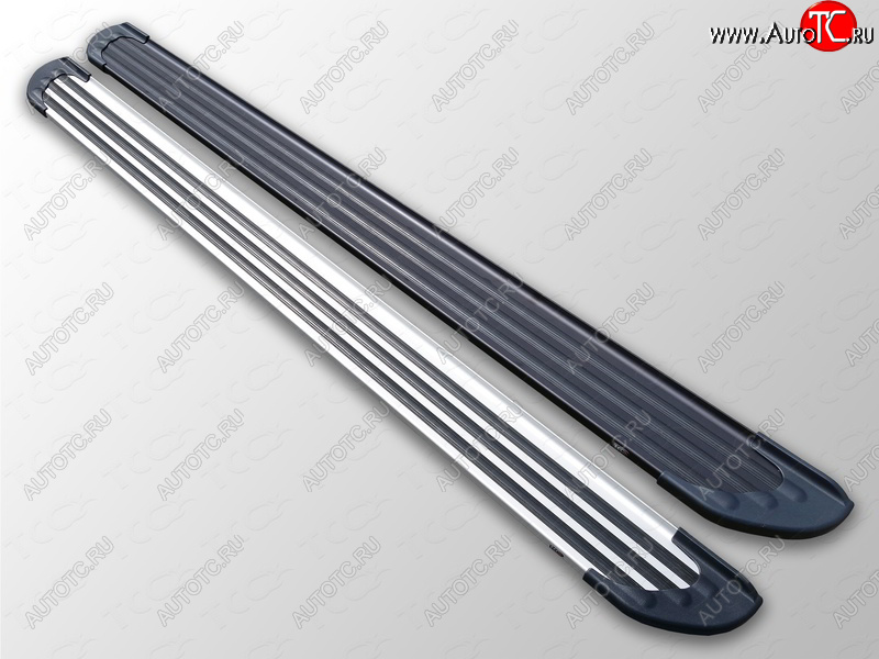 19 999 р. Пороги алюминиевые Slim Line ТСС Тюнинг  Nissan Murano  2 Z51 (2010-2016) (Silver)