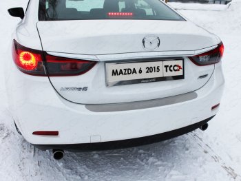 6 199 р. Рамка гос. номера ТСС Тюнинг  Mazda CX-5  KE (2015-2017) (нержавейка). Увеличить фотографию 1