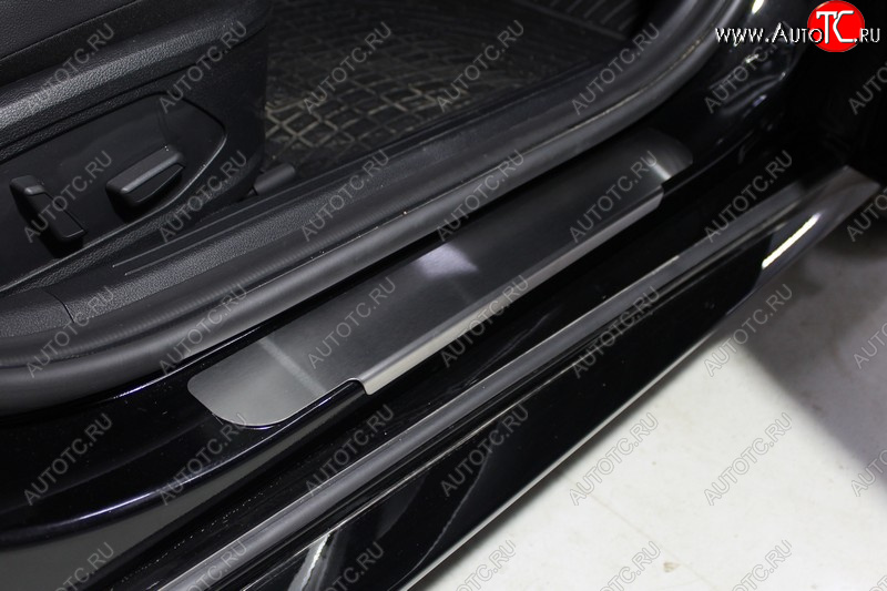 3 399 р. Накладки на пороги ТСС Тюнинг Hyundai Sonata DN8 (2019-2024) (Лист шлифованный)