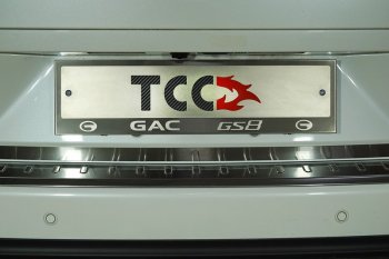 2 569 р. Рамка гос. номера ТСС Тюнинг  GAC GS8 (2016-2023) (нержавейка). Увеличить фотографию 1