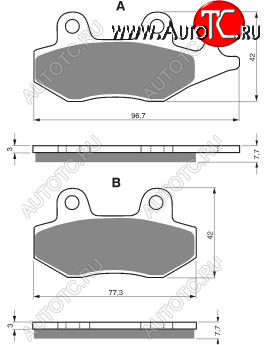 2 169 р. Тормозные колодки Gold-Fren 009 K5 (009 k5)