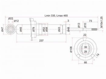 2 199 р. Стойка задняя LH-RH SAT  Honda Civic ( ES,  EP,  EU,  FN,  FD,  FK,FN,  FB,  FK2) (2000-2016) седан дорестайлинг, хэтчбэк 3 дв. дорестайлинг, хэтчбэк 5 дв. дорестайлинг,  хэтчбэк 5 дв. рестайлинг, седан рестайлинг, хэтчбэк 3 дв. рестайлинг, купе дорестайлинг, седан дорестайлинг, хэтчбэк 5 дв. дорестайлинг, купе рестайлинг, седан рестайлинг, хэтчбэк 5 дв. рестайлинг, седан, хэтчбэк 5 дв.. Увеличить фотографию 1