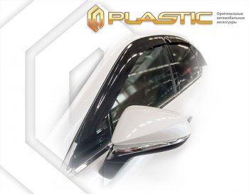 2 599 р. Ветровики дверей CA-Plastic  Lexus RX  AL30 (2022-2024) (classic полупрозрачный). Увеличить фотографию 1