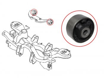 769 р. Сайлентблок подушки дифференциала MAZDA 6ATENZA 02-12CX-7 06-12 (ST-EG25-28-69XA-B). Увеличить фотографию 1
