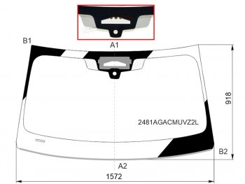 26 999 р. Стекло лобовое (Три камеры Датчик дождя Проекция Молдинг) BMW 7-Series 19-23 (2481AGACMUVZ2L). Увеличить фотографию 1