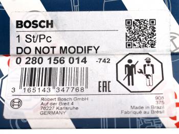 4 389 р. Форсунка MERCEDES C (W203) топливная BOSCH (0280156014). Увеличить фотографию 6