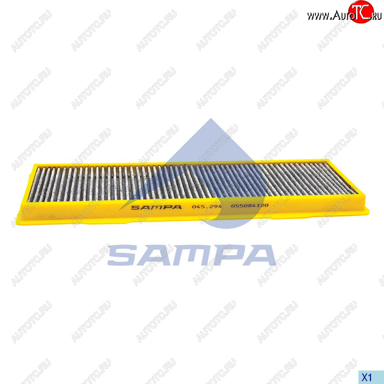 619 р. Фильтр воздушный салона SCANIA P,G,R,T SAMPA (045.294)