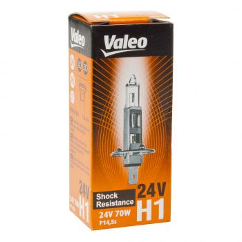 279 р. Лампа 24V H1 70W P14.5s (1шт.) Shock Resistance VALEO (032934). Увеличить фотографию 2