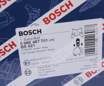 3 869 р. Колодки тормозные задние барабанные 4шт. BOSCH  Fiat Ducato ( 244,  250,  290) (2002-2024). Увеличить фотографию 4