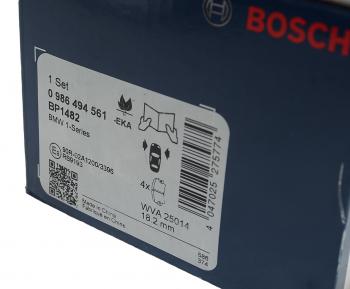 4 599 р. Колодки тормозные (4шт.) BOSCH  BMW 1 серия ( F21,  F20) (2011-2020) хэтчбэк 3 дв. дорестайлинг, хэтчбэк 3 дв. 1-ый рестайлинг, хэтчбэк 3 дв. 2-ой рестайлинг, хэтчбэк 5 дв. 2-ой рестайлинг. Увеличить фотографию 3