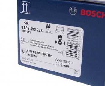 1 279 р. Колодки тормозные задние (4шт.) BOSCH Audi A4 B5 8D5 универсал 1-ый рестайлинг (1996-1998). Увеличить фотографию 3