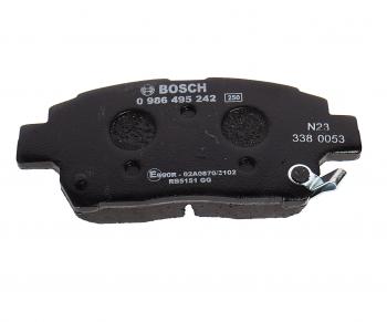 2 069 р. Колодки тормозные TOYOTA Corolla (02-),Yaris,Prius (00-) передние (4шт.) BOSCH BOSCH 0986495242 (0986495242). Увеличить фотографию 4