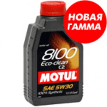 1 359 р. Масло моторное 8100 ECO-CLEAN C2 5W30 синт.1л MOTUL MOTUL 101542 (101542). Увеличить фотографию 1